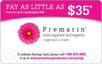 Savings PREMARIN® (conjugated estrogens) Vaginal Cream Risk Info